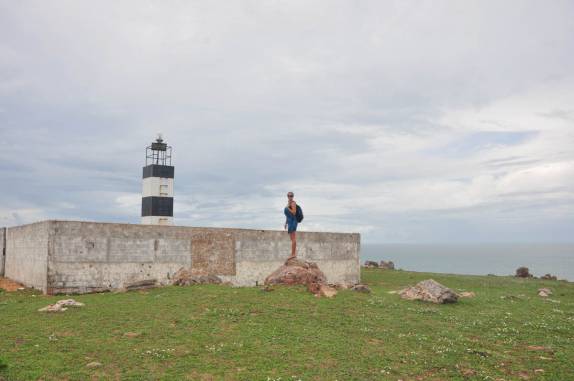 No alto do Morro do farol, em Jericoacoara - CE